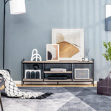 NNECW 3-Tier TV Stand with Storage Shelves for TVs up to 60-