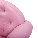 NNECW Armrest Sofa Chair with PVC Leather for Children