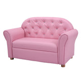 NNECW Armrest Sofa Chair with PVC Leather for Children