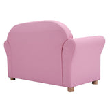 NNECW Armrest Sofa Chair with PVC Leather for Children