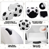 NNECW Football Shaped Children Leisure Armchair and Ottoman Combination