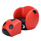 NNECW Ladybug Shaped Children Leisure ArmChair with waterproof PVC fabric for Children