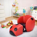NNECW Ladybug Shaped Children Leisure ArmChair with waterproof PVC fabric for Children
