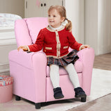 NNECW Children Recliner Chair with Ergonomic Armrest-Pink