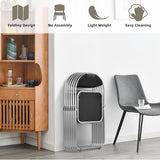 NNECW Set of 6 Folding Chair with Padded Seat and Stable U-shaped Frame for Office/Party/Conference/Dining Room
