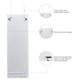 NNECW Lockable Jewelry Cabinet with 2 LED Lights for Daily Makeup