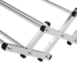 NNECW Wall-mounted Stainless Steel Expandable Drying Rack with 8 Rods