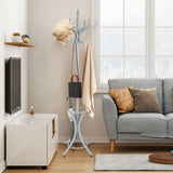 NNECW Free-standing Jacket Stand with Umbrella for Living Room-Gray