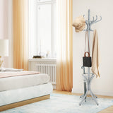 NNECW Free-standing Jacket Stand with Umbrella for Living Room-Gray
