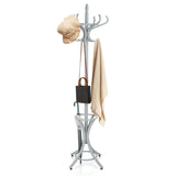 NNECW Free-standing Jacket Stand with Umbrella for Living Room-Gray