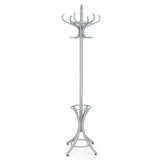 NNECW Free-standing Jacket Stand with Umbrella for Living Room-Gray