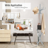 NNECW Free-standing Jacket Stand with Umbrella for Living Room-Gray