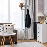 NNECW Free-standing Jacket Stand with Umbrella for Living Room-Gray