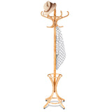 NNECW Free-standing Jacket Stand with Umbrella for Living Room-Natural