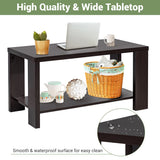 NNECW Coffee Table with Open Storage Shelf