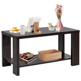 NNECW Coffee Table with Open Storage Shelf