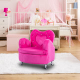NNECW Single Kids Sofa Armrest Chair Toddler with Non-slip Legs for Living Room