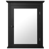 NNECW Cabinet with Height-adjustable Shelf for Bathroom/Hallway-Black