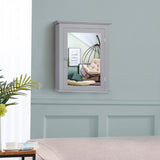 NNECW Cabinet with Height-adjustable Shelf for Bathroom/Hallway-Grey