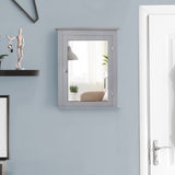 NNECW Cabinet with Height-adjustable Shelf for Bathroom/Hallway-Grey