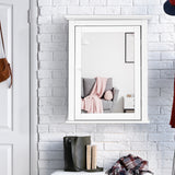 NNECW Cabinet with Height-adjustable Shelf for Bathroom/Hallway-White