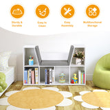 NNECW Multifunctional Organizer Bookshelf for Living Room