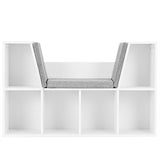NNECW Multifunctional Organizer Bookshelf for Living Room