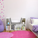 NNECW Multifunctional Organizer Bookshelf for Living Room