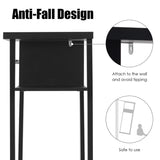 NNECW Modern Entryway Table with Storage Drawer for Office-Black