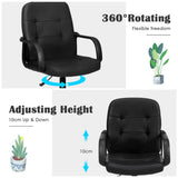NNECW Mid-Back Executive Office Chair with Adjustable Height for Home & Office