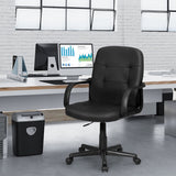 NNECW Mid-Back Executive Office Chair with Adjustable Height for Home & Office