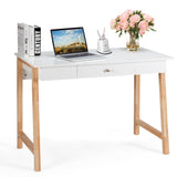 NNECW Computer Desk with Non-slip Foot Pads for Home Office