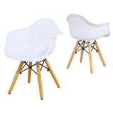 NNECW 3-Piece Kids Table and 2 Chairs Set for Learning & Activity & Dining