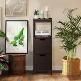 NNECW Multifunctional Wooden Storage Rack for Home/Office/Bathroom-Coffee