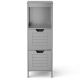 NNECW Multifunctional Wooden Storage Rack for Home/Office/Bathroom-Gray