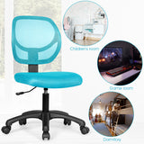NNECW Ergonomic Low-Back Office Chair with Adjustable Height & Lumbar Support Green