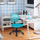 NNECW Ergonomic Low-Back Office Chair with Adjustable Height & Lumbar Support Green