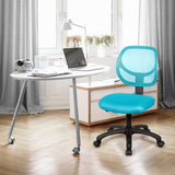 NNECW Ergonomic Low-Back Office Chair with Adjustable Height & Lumbar Support Green