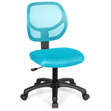 NNECW Ergonomic Low-Back Office Chair with Adjustable Height & Lumbar Support Green