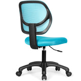 NNECW Ergonomic Low-Back Office Chair with Adjustable Height & Lumbar Support Green