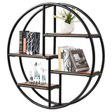 NNECW Hanging Storage Shelf Round Circular for Decoration