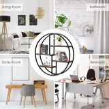 NNECW Hanging Storage Shelf Round Circular for Decoration