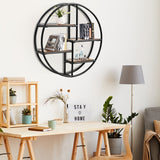 NNECW Hanging Storage Shelf Round Circular for Decoration