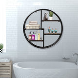NNECW Hanging Storage Shelf Round Circular for Decoration