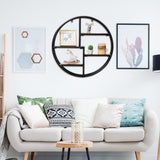 NNECW Hanging Storage Shelf Round Circular for Decoration