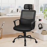 NNECW Ergonomic Mesh Office Chair with Massage Lumbar Support for Office
