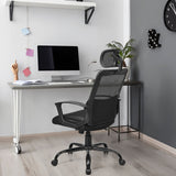 NNECW Ergonomic Mesh Office Chair with Massage Lumbar Support for Office