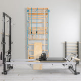 NNECW 2.2m Pull-Up Wall Bars with Rings & Swing & Slide for Children & Adults