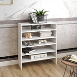 NNECW 6-Tier Home Storage Shelf for Shoes with Anti-toppling Device for Entryway
