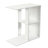 NNECW 3-tier Side Table with Storage Shelf for Living Room & Bedroom